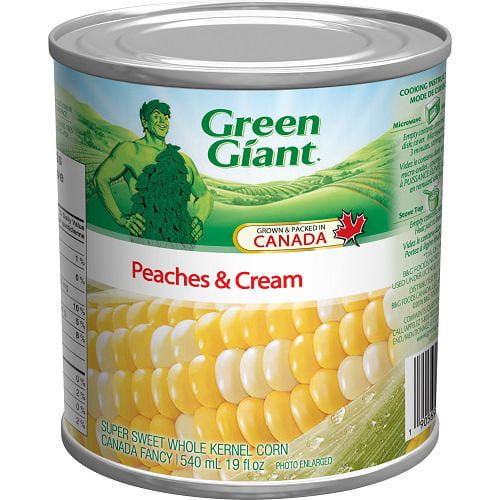 Green Giant Canned Peaches And Cream Whole Kernel Corn, 540 mL Walmart.ca