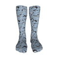 thumbnail image 5 of Rateoe Dolphins print Women's Men's Novelty 20in Crew Socks Cotton Socks Knee High Socks for Walking,Running,Nurses,Pregnancy-One Size, 5 of 8