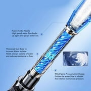 Cordless Pressure Washer, 21V 900PSI High Pressure Cordless Power Washer with Portable 2 Nozzles 16.4FT Water Pipe Power Cleaner for Patio Cleaning Car Washing, Black