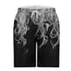 thumbnail image 4 of Pantalones Cortos de Cintura Elástica para Hombre con Bolsillos Pantalones Cortos de Longitud de Rodilla con Impresión de Llama, Pantalones de Playa Casuales con Cordón Elástico, 4 of 6