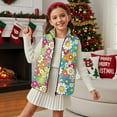 thumbnail image 2 of Pzuqiu Flower Kids Zip Up Vest Size 3 Fall Outfits Fashion Clothing Personalized Warm Winter Sleeveless Jacket with Pockets Versatile Wind Proof Casual Clothes for Girls, 2 of 7