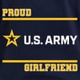 thumbnail image 3 of CafePress - Proud Army Girlfriend White And Gold Long Sleeve T Shirt - Women's Long Sleeve Graphic Tee Casual Fit, 3 of 4