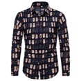 thumbnail image 4 of Camisa de lujo retro para hombre, blusas de manga larga con botones, camisas de talla grande, camisetas de alta gama, ropa para hombre, camisetas para hombre, 4 of 5