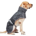 thumbnail image 2 of AURORA TRADE Large Dog Raincoat - Reflective Waterproof Windproof Dog Coat Cold Weather Warm Dog Jacket Adjustable Pet Cape Rainday Dog Vest for Small Medium Large Dogs, 2 of 8
