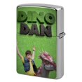 thumbnail image 1 of Dino Dan-theme Copper Metal Lighter Shell, Premium Replacement Refillable Lighter Case with Durable Metal Construction, Compatible with Zippo and Most Standard Lighter Models, 1 of 6