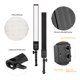 thumbnail image 3 of Lámpara de fotografía Kit de iluminación LED para estudio de fotografía profesional con 2 piezas 3200-5500K bicolor Regulable Barra de luz de video LED Luz de tira 2 piezas 2M Soportes de luz 2 piezas Maboto Lámpara de fotografía, 3 of 7