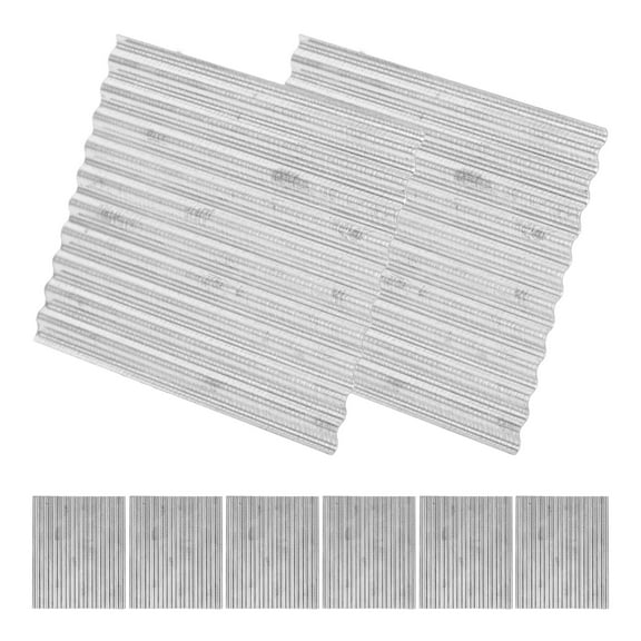 OUNONA 8 Pieces Miniature Dollhouse Roof Tiles Accessories for Doll House Layout Decoration and Craft Supplies