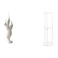 thumbnail image 1 of Escultura De Pluma Acrílica Moderna De Resina, Artesanía, Figura Decorativa Para Gabinete De Oficina, Mesa De Bebidas Pequeña Transparente, Fácil De Montar, Decoración De Balcón, 1 of 8