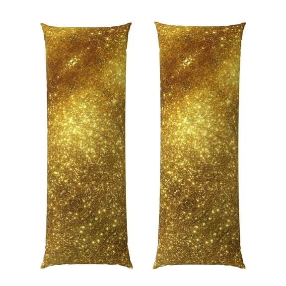 Long Pillow Cover Gold Pattern Cushion Body Pillow Case Rectangle Decorative Throw Printed Pillowcase 20 X 60 Inch