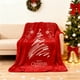 thumbnail image 1 of CaiYueKe Christmas Throw Blanket Flannel Plush Soft Warm Reversible Cozy Fleece Blankets with Red Snowflake Design for Couch Bed Sofa Home Decor Winter Gift Holiday Season Comfort, 1 of 7