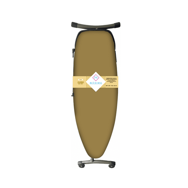 Funda Repuesto para Burro de Planchar Jumbo 135cm x 48cm 100% Algodón +Teflon Máxima Hogar