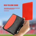 thumbnail image 3 of Juego de sábanas de fútbol para partidos deportivos de árbitro grande rojo amarillo, 3 of 8