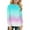 #A29-Cyan, variant on Long Sleeve Shirts for Girls 7-8 Trendy Tie Dye Crewneck Shirts for Kids Girls Winter Basic Top for Girls Cotton Girls Blouses 11-12 Years,Cyan