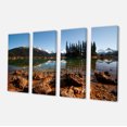 thumbnail image 2 of Beau Lac Clair avec Arbres de Pin - Impression sur Toile Paysage Extra Large, 2 of 3