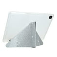 thumbnail image 2 of ELEHOLD Case For Samsung Tab S6 Lite 10.4" (2024/2022/2020/2019) , Bling Magnetic Flip PU Leather Shock-Absorbent Multi-Angle Kickstand Full Protection Case Cove,Silver, 2 of 9