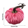 thumbnail image 2 of LEFXSMR Pumpkin Shaped Pillow Decorative Round Velvet Floor Cushion Pumpkin Throw Pillows Fall Home Decor for Thanksgiving Sofa Couch Bed Chair, 2 of 7
