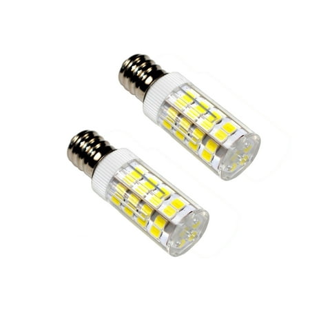 

HQRP 2-Pack E12 110V LED Light Bulb Cool White for Singer 14T957DC / XL2021 / 1507 / 1732 Sewing Machine