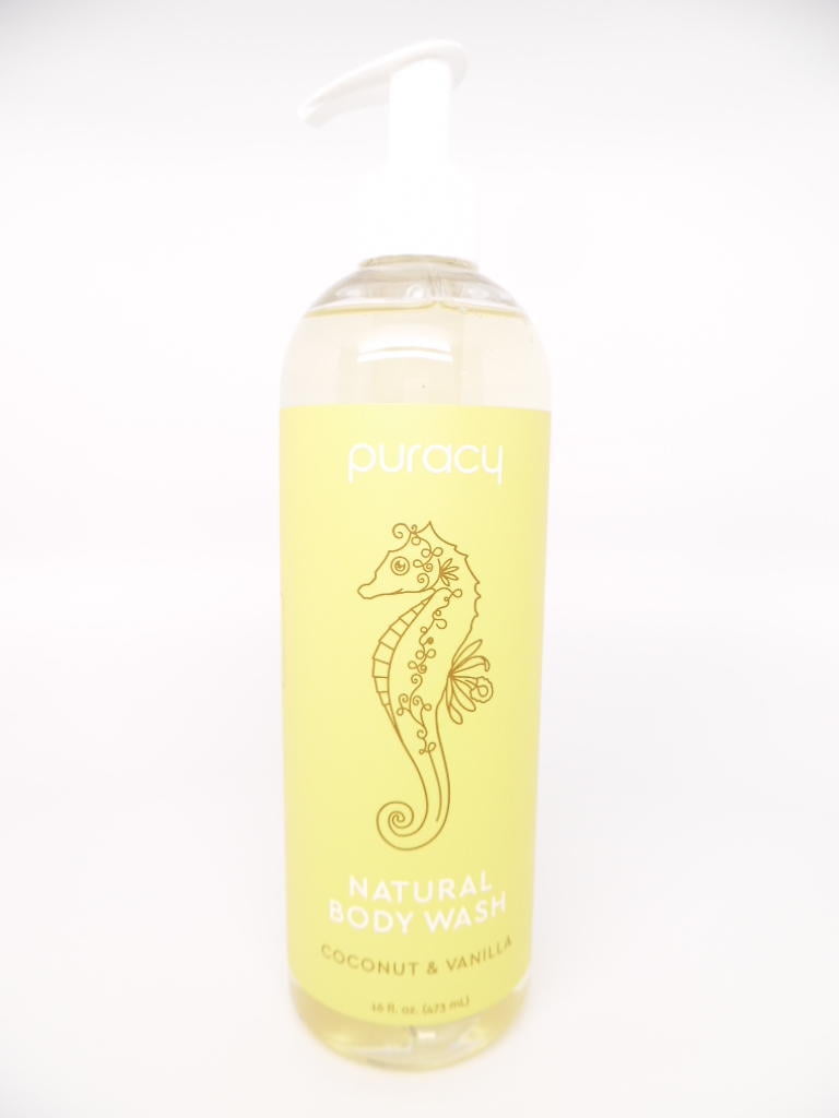 Puracy Coconut & Vanilla Natural Body Wash Shower Gel 16 fl oz