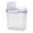 Clear-AA, variant on Sealed Rice Storage Box,Rice Containers Airtight Large Capacity Plastic Measuring Cup Rice Storage for Kitchen 1.5L/3L