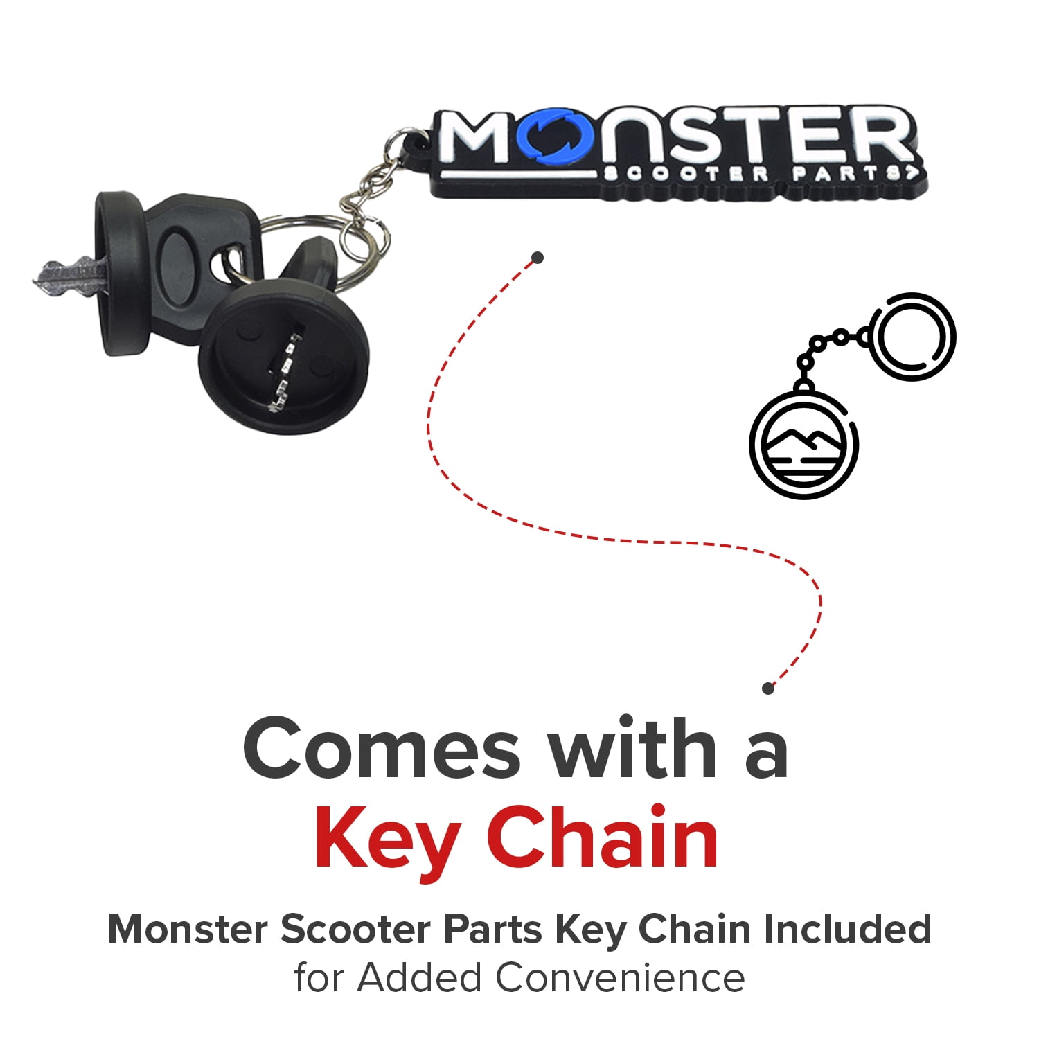 AlveyTech Electric Spare Keychain Set for Golden Buzzaround LT, EX