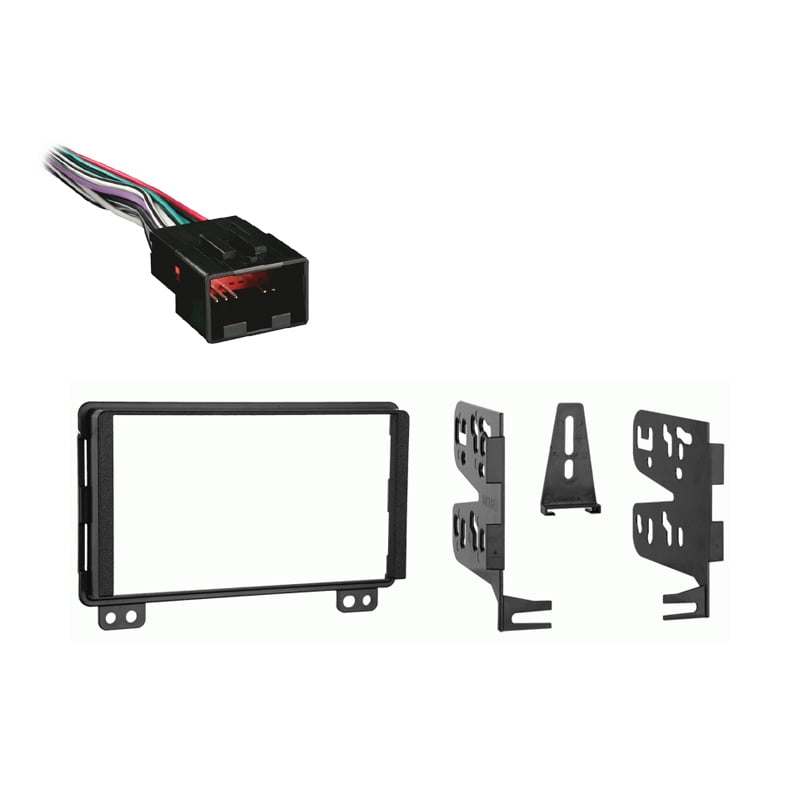 Harness for Single Din Radio Receivers in Dash Mounting Kit CACHÉ KIT1032 Bundle with Car Stereo Installation Kit for 2002 3 Item 2005 Ford Explorer 