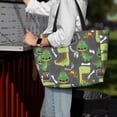 thumbnail image 7 of Sigee Cartoon Dinosaurs Print Extra Large Waterproof Beach Travel Bag with Zipper - Durable and Versatile for Vacation, Gym, and Daily Use, 7 of 7