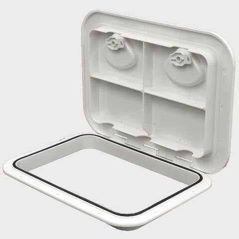 SeaFlo Boat Access Hatch 315-440-01 | 17.3 x 12.4 Inch White ABS