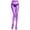 Purple, variant on Women's High Waist Control Top Tights, Rose Red