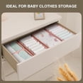 thumbnail image 4 of Drawer Organizers for Clothing, Set of 8 Dresser Drawer Organizers, Fabric Closet Organizers and Storage, Drawer Dividers for Baby Clothes, Socks, Belt, Tie (Pink), 4 of 7