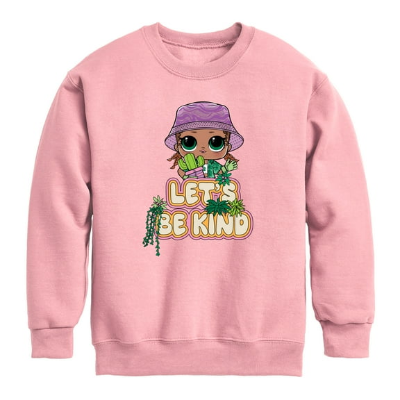 LOL Surprise! - Let's Be Kind Plants - Toddler And Youth Crewneck Fleece Sweatshirt