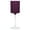 Purple, variant on Two-Tone 9 Oz White with Clear Stem Plastic Wine Goblets : Ideal for Parties & Event: 5CT