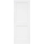 Kimberly Bay Shaker 2-Panel Solid Core Primed White Interior Door Slab