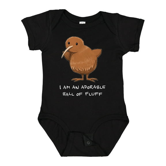 Inktastic I Am an Adorable Ball of Fluff Cute Kiwi Bird Boys or Girls Baby Bodysuit