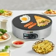 thumbnail image 1 of Zzistar 1500W Commercial Electric Crepe Maker With Includes Batter Spreader and Temperature Control, Cast Iron Cooking Surface, 1 of 5