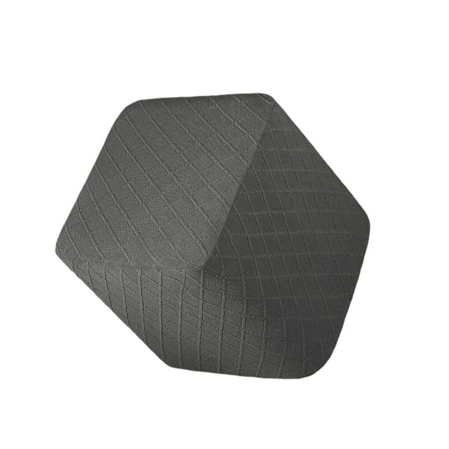 facefd Foot Rest Stool Covers Stool Protector with Elastic Bottom Cover Sofa Foot Rest for Living Room Dark Gray