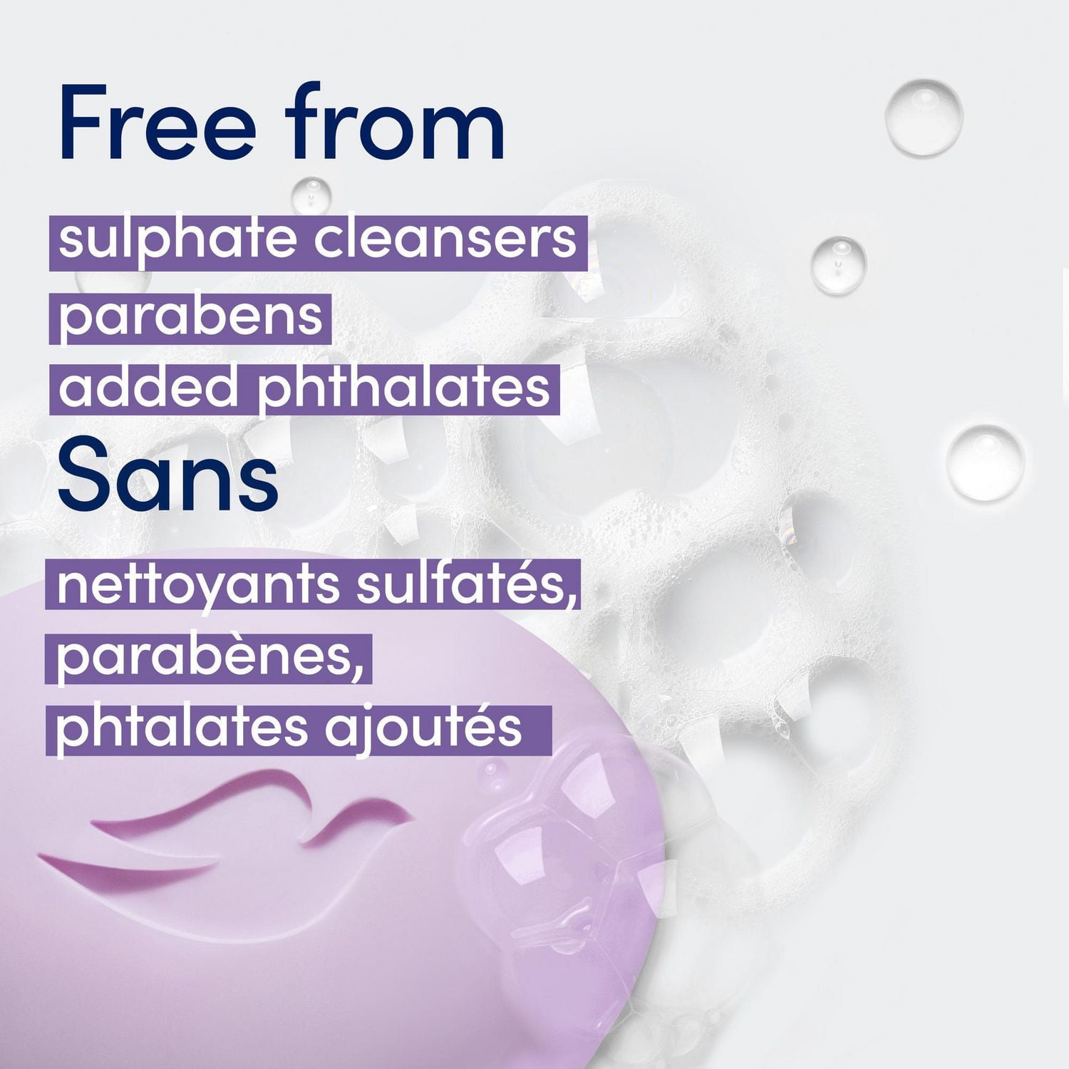 Dove Beauty Bar Soap for moisturized Skin, Relaxing Lavender Oil & Chamomile Calms dry Skin, 106g (Pack of 6)