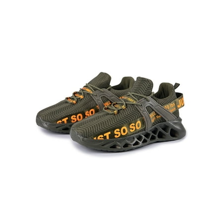 

Daeful Mens Running Trainers Sneakers Lace up Shoes Jogging Lightweight Wedge Gym Shoes