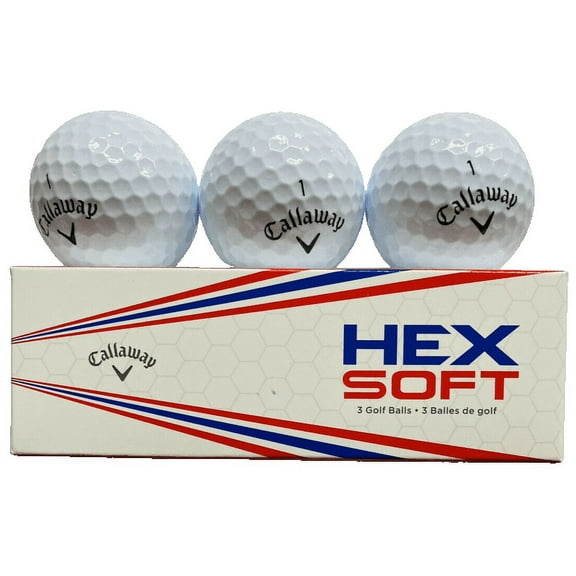 Calloway Mills Hex Soft Golf Balls, 3 Pack