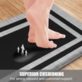 thumbnail image 4 of SURJDE Kitchen Mats 2 PCS, Cushioned Anti Fatigue Kitchen Mat for Floor, Non Slip Waterproof Kitchen Rug Set, 1/2 Inch Thick Comfort Anti Fatigue Mat for Kitchen Sink Office Laundry, Black, 4 of 7