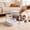 White#4, variant on yuHome Pet Bowl Two In One Drinking and Feeding Set | 15 Degree Inclined Design | 304 Stainless Steel | Plastic Base | 27X20X8Cm Non-Slip Cat and Dog Bowl | Suitable for Pets Eating and Drinking