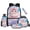 Teacup Cat, variant on Yuyamidu Gothic Black Cat Backpack for 4th-5th Grade Girls Ages 8-10, 17 Inch Lightweight Sturdy Bookbag with Lunch Box, Pencil Case, Water Bottle Holder & Keychain, Set of 5, Back to School