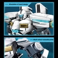 thumbnail image 5 of MACTANO Robot Building Block Set Mech Armour Warrior Mechanical Building Kit Toy for Girls White, 5 of 8