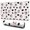 White Cow Bow, variant on Long Mouse Pads for Desk,Pink Cow Strawberry Hat Pattern Desk Mats on Top Of Desks, Desk Mouse Pad Extra Large with 3mm Non-Slip Base and Stitched Edge for Gaming,Office,Work,Home 31.5"x11.8"