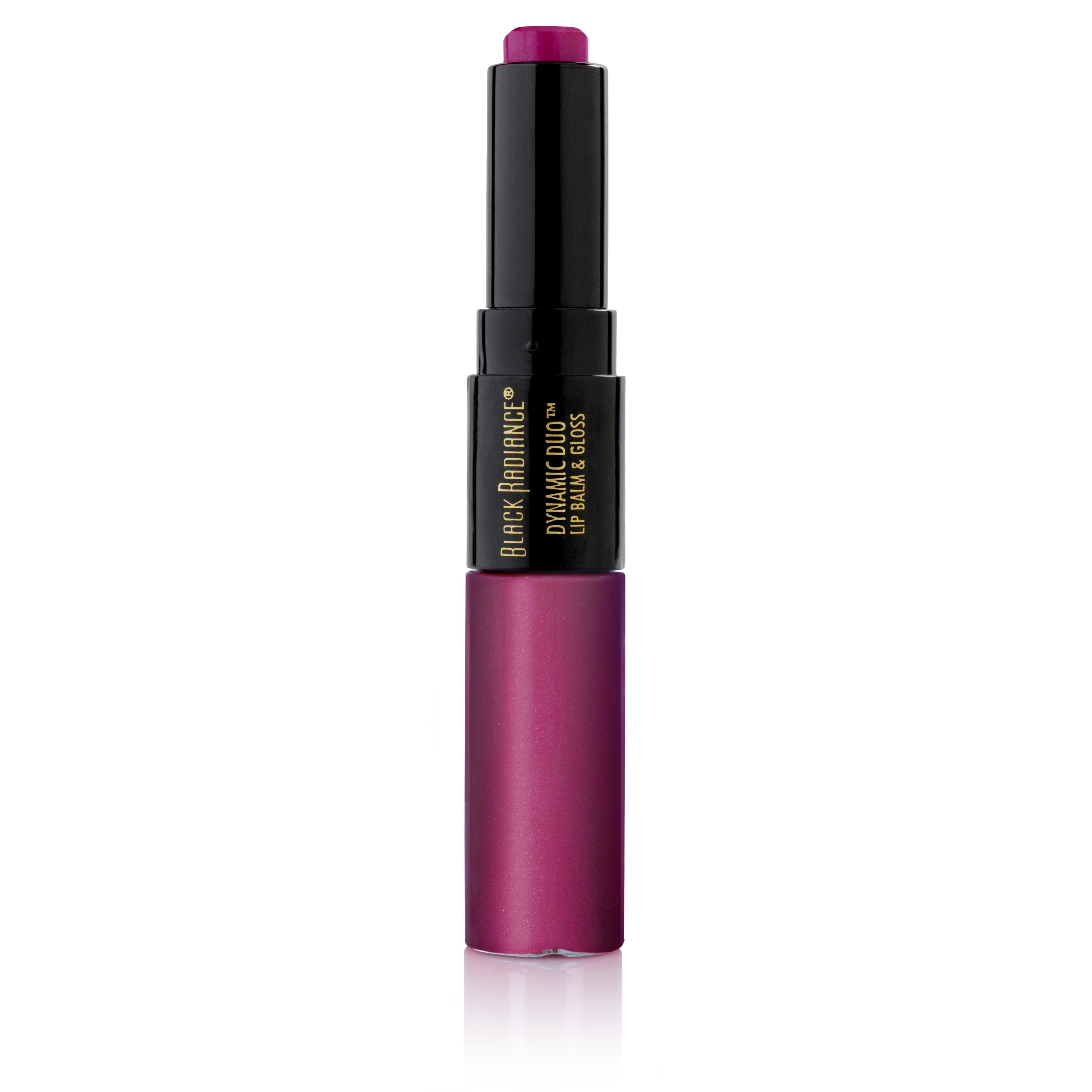Black Radiance Dynamic Duo Lip Balm and Gloss, Plum