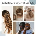 thumbnail image 4 of Clearance Under $5 Hair Barrettes For Women,Barrettes For Women,Hair Barrettes,Barrettes,Thick Medium Hair Barrette Clips Flat Hair Pins Strong Hold Vintage French Hair Clip(Brown 3.74*0.6in), 4 of 10
