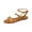 Brown, variant on Women's Gladiator Strap Sandals Flat Fisherman Thong Cross Strappy Sandals Fashion Open Toe Slingback Flip Flop Shoes