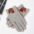 thumbnail image 4 of Guantes de conducción ZHAOCHENG de Piel de oveja auténtica para hombre color beige talla S, 4 of 5