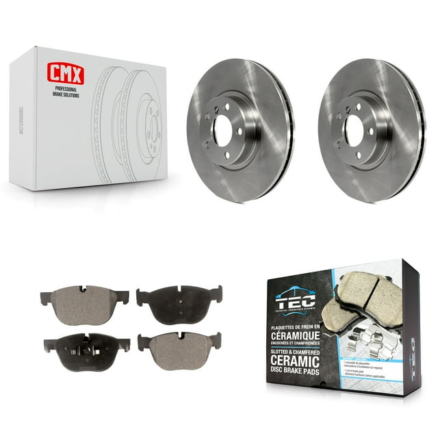 Transit Auto Front Disc Brake Rotors and Ceramic Pads Kit for Car BMW X5 X6 K8T-100548