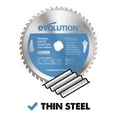 thumbnail image 2 of Evolution 230BLADETS | 9 In. | 68T | 1 In. Arbor | Thin Steel And Ferrous Metal TCT Blade, 2 of 5