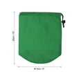 thumbnail image 2 of Uxcell Stuff Sack, 5x10 Inch Waterproof Outdoor Sack Drawstring Dust Flap Bag for Camping, Green, 2 of 7